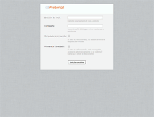 Tablet Screenshot of mail.cct-mex.com.mx